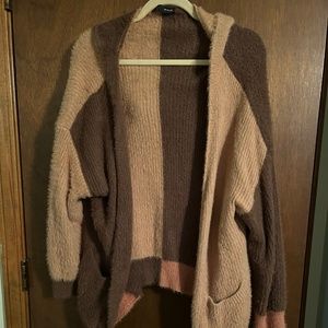 Extremely soft multi color cardigan